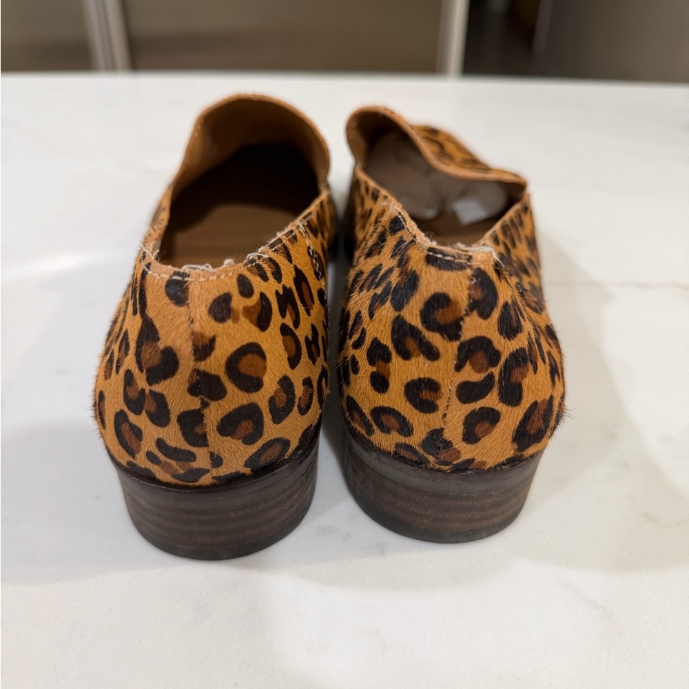 Lucky Brand Leopard Print Loafers in Tan and Black - Picture 3 of 8